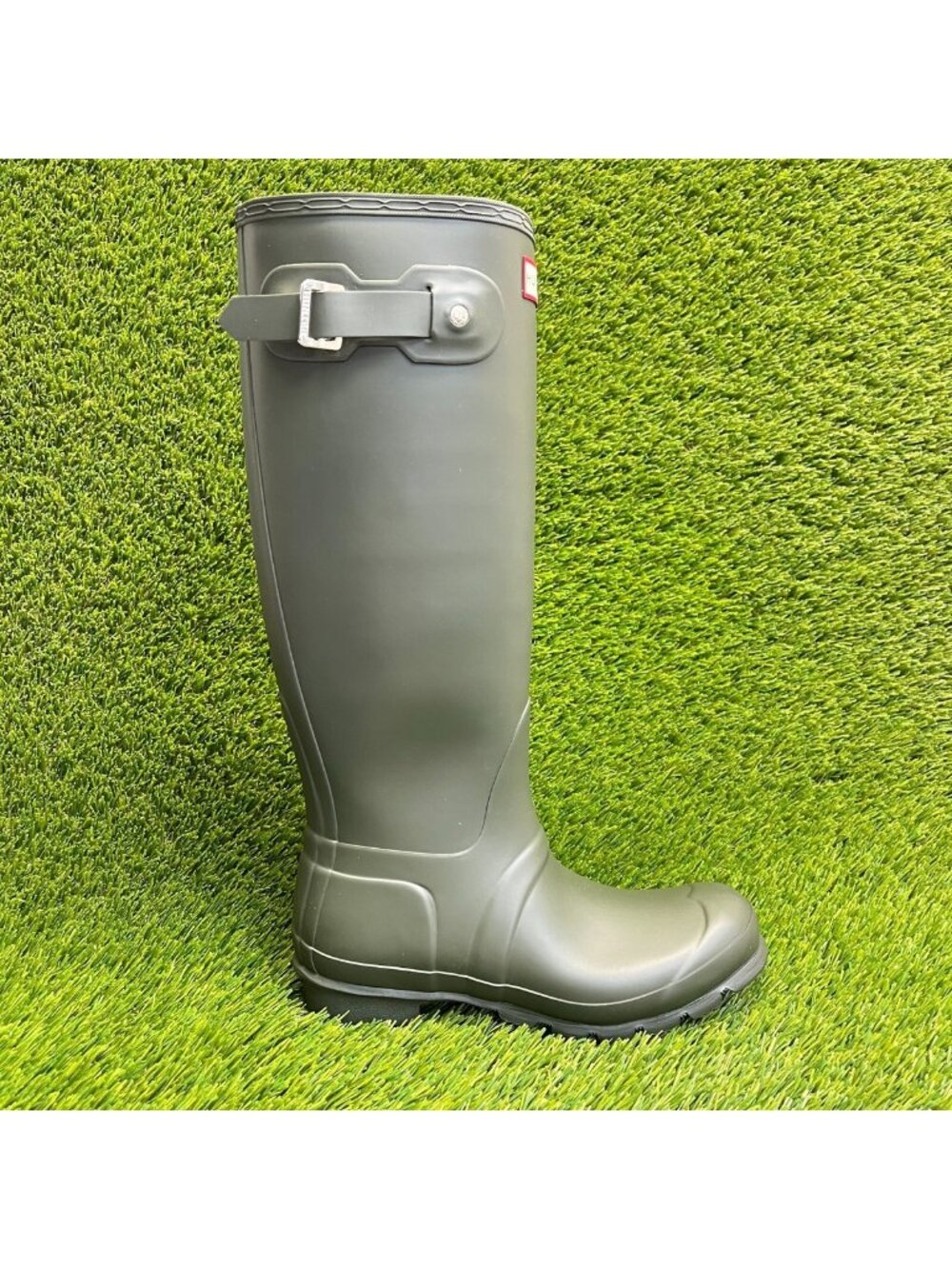 Hunter Original Tall Womens Size 6 Green Outdoor Waterproof Knee High Rain Boots